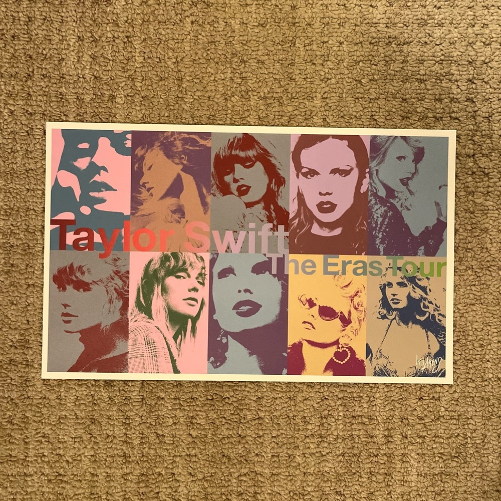 Taylor Swift The Eras Tour VIP exclusive poster